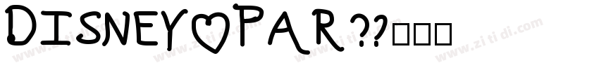 Disney Par字体转换